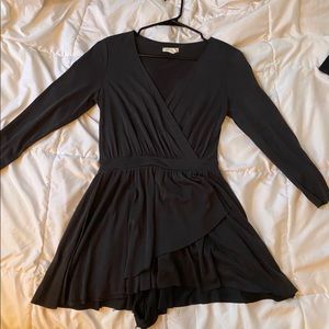 Dark Gray UO Skort Romper